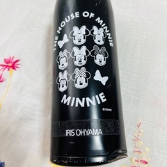 ミニーマウス 子ども用水筒 ピンクの画像