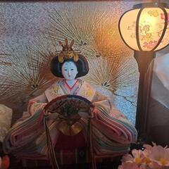 綺麗美品　アクリルケース　ひな人形の画像