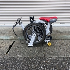 最小　折りたたみ自転車の画像