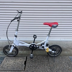 最小　折りたたみ自転車の画像