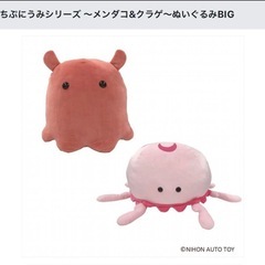 新品　未使用品　もちぷにシリーズ　めんだこ&クラゲのクラゲの画像