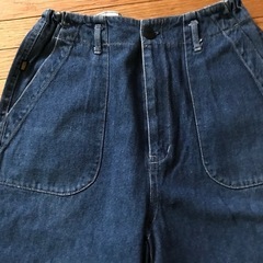 レディース　デニムクロップドパンツ（M〜L）の画像