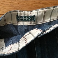 レディース　デニムクロップドパンツ（M〜L）の画像