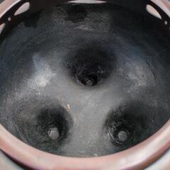 茶釜 浄清 朝鮮風炉 茶道具 骨董品 中古現状品の画像
