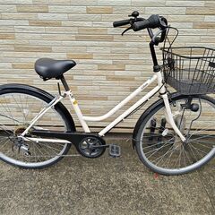 中古自転車 6段変速 26インチ LEDダイナモ 軽整備済み 防...
