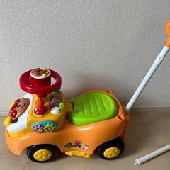アンパンマン よくばりビジーカー 押し棒+ガード付きの画像