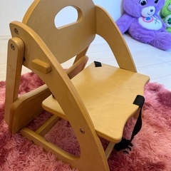 木製品　ベビーチェア　ローチェア　の画像