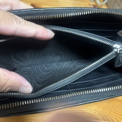 ボッテガ長財布黒の画像