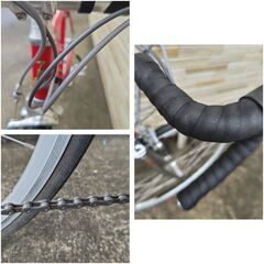 中古自転車 2×10段変速 520MM ラレー ロードバイク軽整備済み 防犯登録対応 町田市 相模原市 MM812の画像