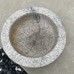 レトロ昭和⭐️石臼　石うす⭐️餅つき　メダカ飼育　オブジェ　趣味　コレクションの画像
