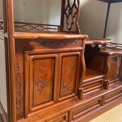 茶箪笥 和ダンス 飾り棚 茶室 和室 アンティーク家具 和家具の画像