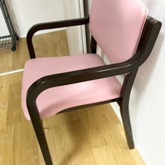 ピンク　座椅子　チェアの画像