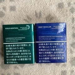 ploom  evo  DEEP REGULARとCOLD MENTHOLの画像