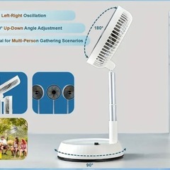 USB充電式扇風機の画像