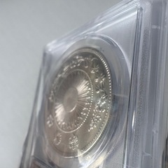 PCGS鑑定済　美トーン　旧一圓銀貨　明治3年銘　の画像