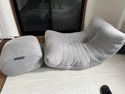 アンビエントラウンジ アクスティック – ソフトグレー, hi-lux, オットマン付, 
ソファ