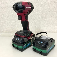 【最新型】HiKOKI ハイコーキ■WH36DD 2XHRSZ 36Vコードレスインパクトドライバ スコーピオンレッド■フルセットの画像