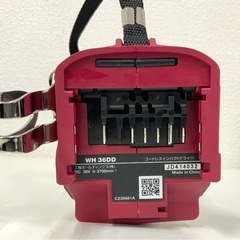 【最新型】HiKOKI ハイコーキ■WH36DD 2XHRSZ 36Vコードレスインパクトドライバ スコーピオンレッド■フルセットの画像