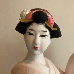 博多人形・ガラスケース付きの画像