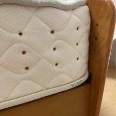 お取り置き中　高級ホテル仕様 サータ ダブルベッド一式（マットレス＋フレーム)の画像