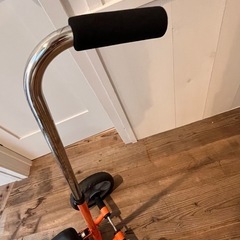 野中製作所 サンライダーFC 三輪車 カジ取り棒付き三輪車からランニングバイクに変身 オレンジの画像