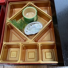 重箱　一段 2個 プラスチック製 おせち 運動会 お弁当 遠足の画像