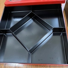 重箱　一段 2個 プラスチック製 おせち 運動会 お弁当 遠足の画像