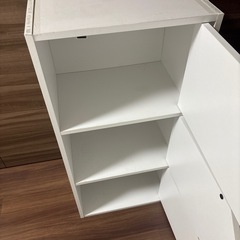 カラーボックス（3段、ホワイト）の画像