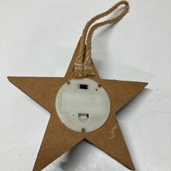 ロ 2508-312 星型ライトオブジェ ブラック 点灯確認済み 単4電池2本使用 中古の画像