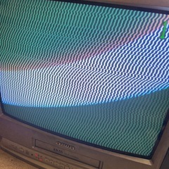 aiwa jq10033 ブラウン管テレビ　ジャンクの画像