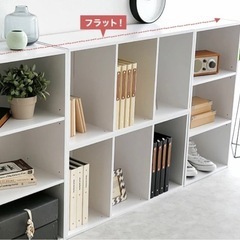 ロウヤ LOWYA 白 カラーボックス 3つセットの画像