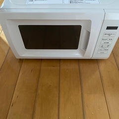 ORIGINALBASIC 電子レンジ 17L ターンテーブル 最適あたため シンプル簡単操作 ヘルツフリー(東日本・西日本対応) ホワイト OB-R17TA-Wの画像
