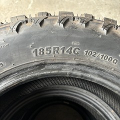 185R14マッドレイジM/T GRIP MAXマッドタイヤアゲトラアゲバンの画像