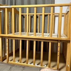 【美品】KATOJI（カトージ） ベビーベッド（京都西川の布団付き）※
本日限りの画像