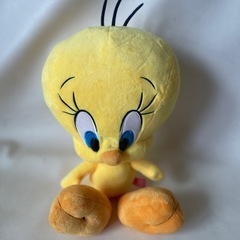 LOONEY TUNES ルーニー・テューンズ ピーナッツ・クラブ トゥイーティー 大型サイズ ぬいぐるみ 中古品  の画像