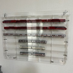 Nゲージ鉄道模型用アクリルディスプレイケースの画像