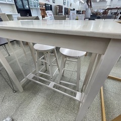 リユースのサカイ東金店 テーブル＆椅子2脚セット TJ13811の画像