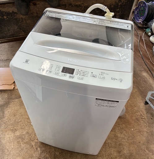 Haier 縦型洗濯機 JW-U55MK ハイアール JW-U55MK 5.5キロ 洗濯機 2024年製