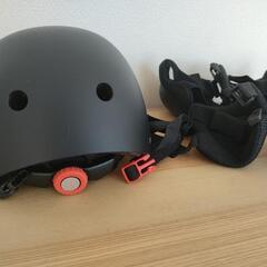 子供用　プロテクター　ヘルメット　膝当て　肘当ての画像