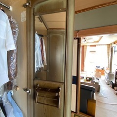 明後日処分予定　洋服ダンス　昭和高級　クローゼット　205×135×60cmの画像