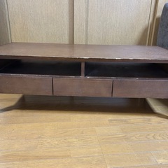 今日でも可。引き出し付きセンターテーブル