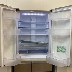 8/19値下げしました！⭐️スマート⭐️2021年製 MITSUBISHI 455L冷蔵庫 MR-MX46GC1 おまかせA.I 真ん中クリーン朝どれ野菜室 自動製氷 No.6854 KEの画像