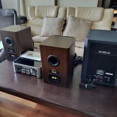 ☆　marantz M-CR610レシーバー　　KENWOODスピーカー　　ONKYOサブウーファー　☆☆の画像