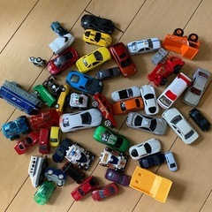 音が鳴るパトカー　ミニカー　ミニ新幹線セットの画像