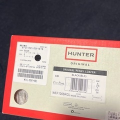 HUNTER ローファー レインブーツの画像
