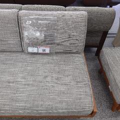 ジモティー見た！で5%OFF【2人掛けソファ】unico アルベロ ALBERO ラブソファ ソファ ファブリック : グレーの画像