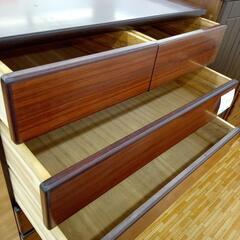 【リユースのサカイ八街店】★ジモティ割あり★ ハイチェスト　ブラウン系　クリーニング済　YJ7302の画像
