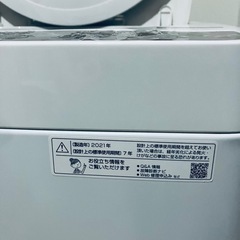 美品⭐︎22年購入　お引き取り限定でお願い致します。省エネ・節水モデル6.0kg SHARP/シャープ 2021年製　新品洗剤セットの画像
