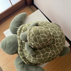 ウミガメ　ぬいぐるみ　ビッグサイズの画像