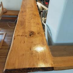 カウンター等の板　新品　耳付きの画像